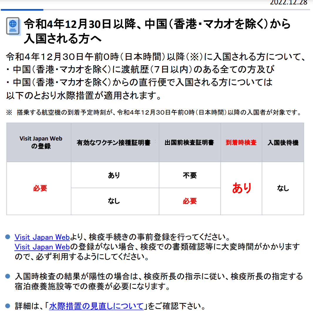 日本最新入境政策详解