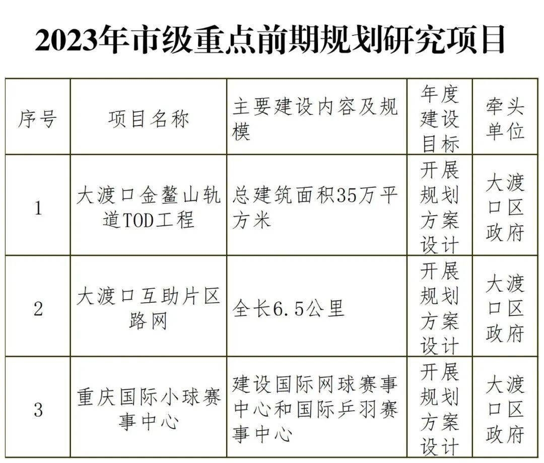 大渡口区住建局最新项目进展报告概览