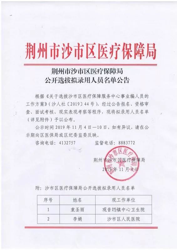 沙市区医疗保障局人事任命动态更新